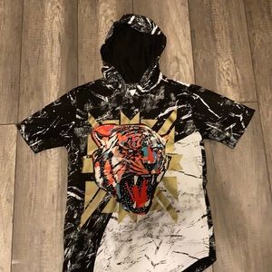 Black and White marble tiger